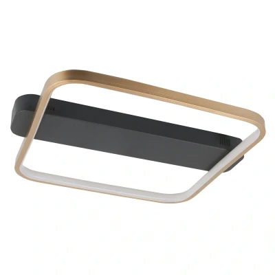 Afbeelding van HighLight Plafonnière Ascona goud 40cm