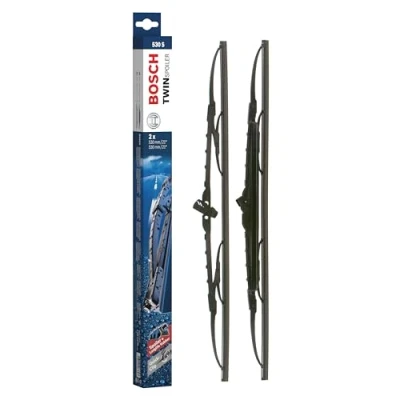 Image de 2 balais d&#039;essuie glace bosch twin avec spoiler 530s
