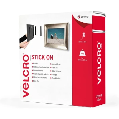 Afbeelding van VELCRO® VEL EC60354 Klittenband Om vast te plakken Haak en lusdeel (l x b) 25000 mm 20 Wit 25 m