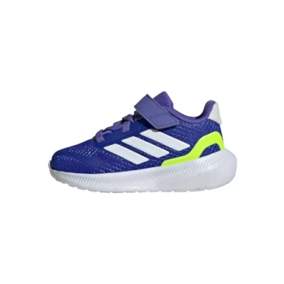 Afbeelding van adidas Sportswear Runfalcon 5 Sneakers laag lucid blue cloud white lemon voor kinderen, Maat: 19,