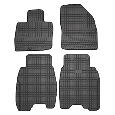 Afbeelding van FROGUM 0830 Vloermatset Rubber voor en achter 4 zwart Op maat gemaakt HONDA: CIVIC 8 Hatchback