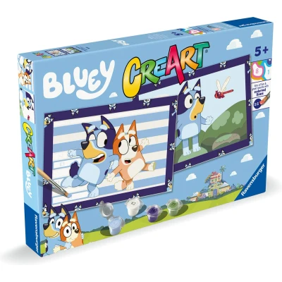 Afbeelding van Ravensburger CreArt Serie Junior Bluey Schilderen op Nummer voor Kinderen