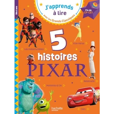 Afbeelding van 5 HISTOIRES PIXAR FIN CP DEBUT CE1