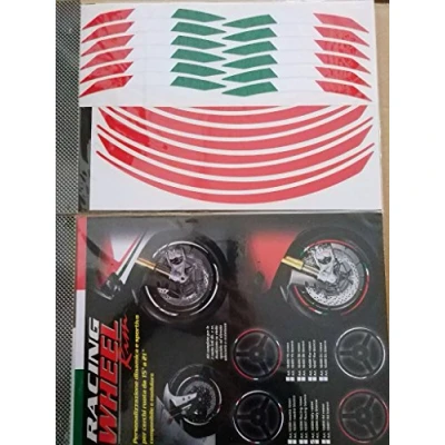 Afbeelding van 4R Quattroerre Wheel Rim Reflecterende strepen voor motorvelgen, modulaire set