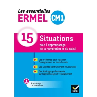 Image de Les Essentielles ERMEL Maths CM1 Éd. 2021 Guide + ressources téléchargeables