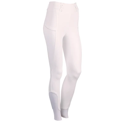 Image de Harry&#039;s Horse Legging d&#039;Équitation Equitights Competition Crystal Full Grip Blanc