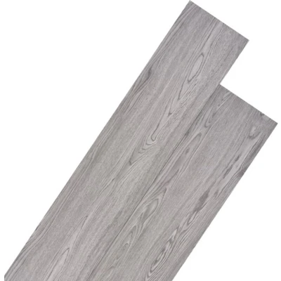 Afbeelding van Vloerplanken niet zelfklevend 5,26 m² 2 mm PVC donkergrijs