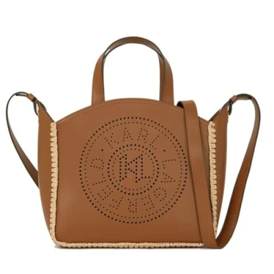 Afbeelding van KARL Lagerfeld Circle SM TOTE WHIP Handtas, Dames, Maat: One Size, Natural/tan