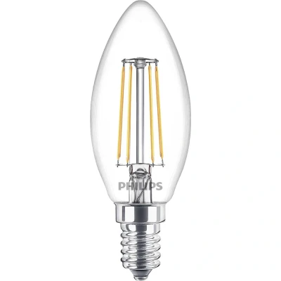 Afbeelding van Philips Kaarslamp en kogellamp Kaarsgloeilamp LED 4,3 W Warm wit