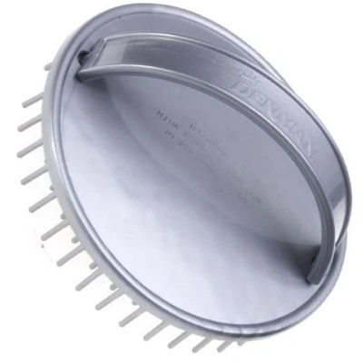 Afbeelding van Denman D6 Be Bop Shampoo/Massage Borstel Zilver