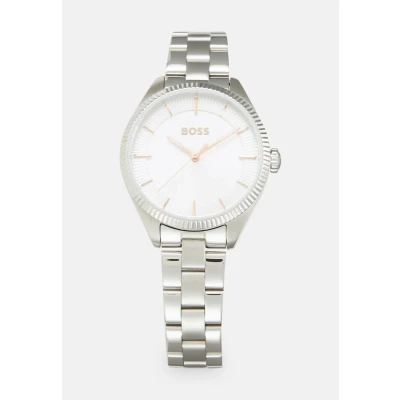 Afbeelding van HUGO BOSS dames Sage horloge HB1502726 in de kleur Zilver