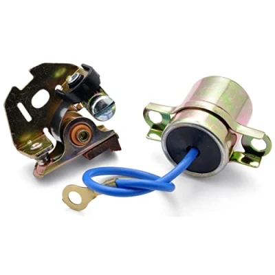 Afbeelding van Easyboost Schakelaar met condensator voor ontsteking MBK motorfiets 51 41 40 88 89 AV7 Cady Platina schroeven bromfiets mob