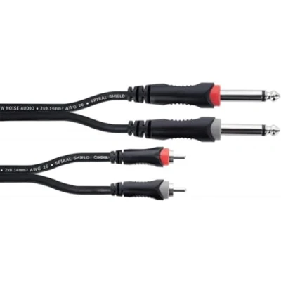 Afbeelding van Cordial EU 1.5 PC Audiokabel 1,5 m Audio kabel