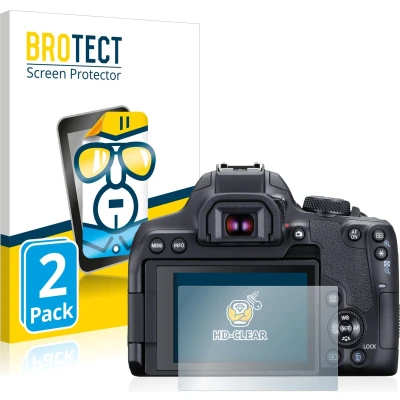 Afbeelding van BROTECT Screenprotector voor Canon EOS 850D Folie Beschermfolie transparant (2 Stuks)
