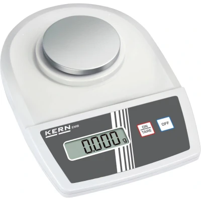 Afbeelding van Kern EMB 200 3 Brievenweegschaal Weegbereik (max.) 0.2 kg Resolutie 0.001 g werkt op het lichtnet, batterijen Zilver