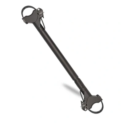 Afbeelding van FISCHER Fietsframeadapter, variabele adapter voor veilig en comfortabel transport, compatibel met buizen tot 6 cm diameter, afstand 65 tussen zadelpen de