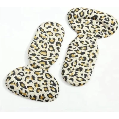 Afbeelding van *** 2 paar Comfortabele hielbeschermers voor hoge hakken en schoenen voorkom blaren pijn zachte flexibele inlegzolen zelfklevend Luipaard print van Heble®