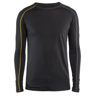 Afbeelding van Blaklader Onderhemd 100% merino XLIGHT 4799 1734 Donkergrijs/Geel