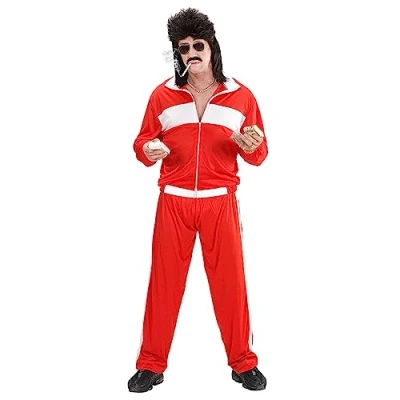 Afbeelding van &quot;THE 80s TRACKSUIT&quot; (jas, broek) (M)