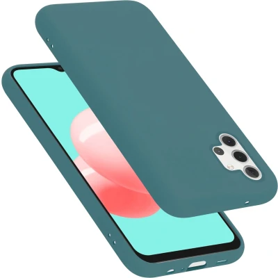 Afbeelding van Cadorabo Hoesje geschikt voor Samsung Galaxy A32 5G in LIQUID GROEN Beschermhoes gemaakt van flexibel TPU silicone Case Cover