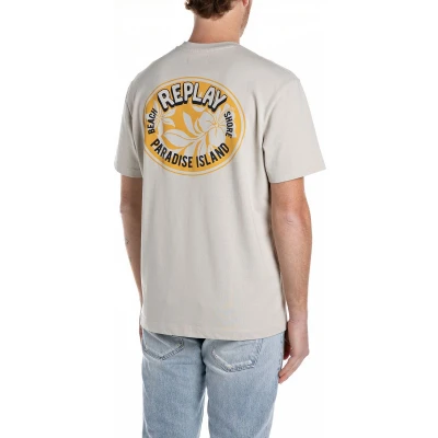 Afbeelding van Replay Tshirt PF Beige L