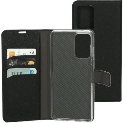 Afbeelding van Mobiparts Saffiano Wallet Case Samsung Galaxy A72 (2021) 4G/5G Black