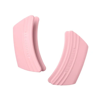 Afbeelding van Le Creuset Silicone Set Van 2 Handvatten In Shell Pink