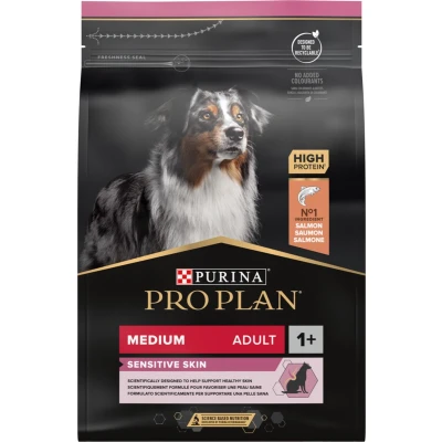 Afbeelding van 4x Pro Plan Adult Medium Sensitive Skin Zalm 3 kg