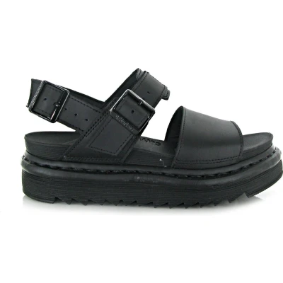 Afbeelding van Dr. Martens VOSS Sandalen met plateauzool, Dames, Maat: 40, Black Leer
