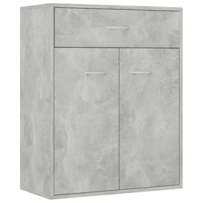 Image de vidaXL Buffet Gris béton 60x30x75 cm Bois d&#039;ingénierie800733