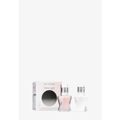 Afbeelding van essie gel couture set clean girl (naai nr. 00 top coat, naaigel 10 sheer fantasy)