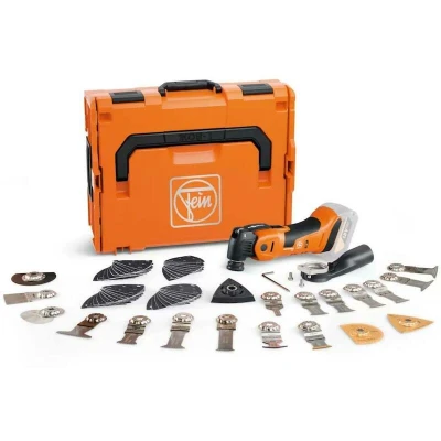 Afbeelding van Fein Multimaster AMM 700 Max Top AS 71293663000 Multifunctioneel accugereedschap Zonder accu, lader, Incl. accessoires, koffer 62 delig 18 V 4 Ah
