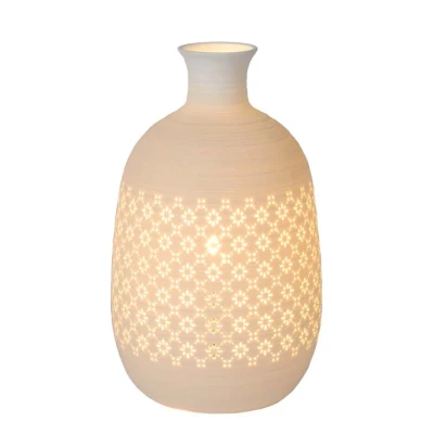 Afbeelding van Lucide TIESSE Tafellamp Ø 15,4 cm 1xE14 Wit