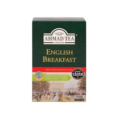 Afbeelding van Ahmad Tea losse bladeren, Engelse thee ontbijt, zwarte thee, 1 pak van 500 g