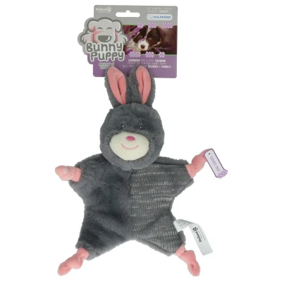 Afbeelding van Bunny Puppy Crunchy Knot Hondenspeelgoed 34x19x8 cm Grijs Roze