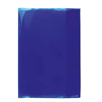 Afbeelding van HERMA 19600 notitieboek, A4, transparant, van robuuste PP folie, gemakkelijk te reinigen, extra dik, blauw, 10 stuks