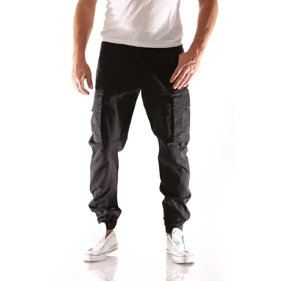Image de Pantalon jeans slim Jack and jones Paul 32 blk pant cargo Noir Taille : 31