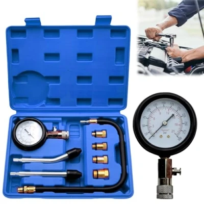 Afbeelding van Aicharynic compressietester, compressiemeetapparaat, bougie, druktester, voor