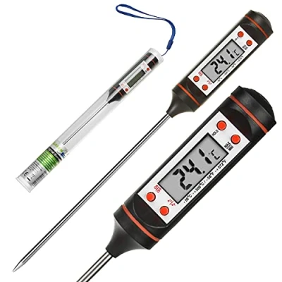 Afbeelding van GreenBlue Keukenthermometer / Thermometer sonde voor voedsel sondelengte 15 cm temperatuurbereik 50 graden C tot +300