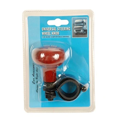 Afbeelding van All Ride Stuurknop Staal / Kunststof 7 x 5 cm Houten Look