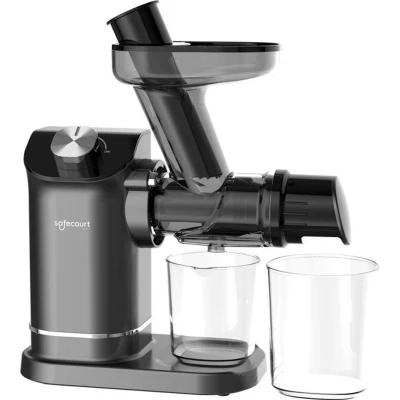Afbeelding van Safecourt Kitchen Slowjuicer Juicer Groenten en Fruitpres Grijs