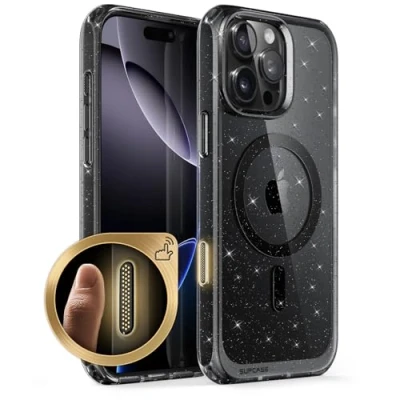 Afbeelding van SUPCASE Beschermhoes voor iPhone 16 Pro Max met camera controleknop (Unicorn Beetle Mag), [MagSafe compatibel] [militaire kwaliteit] telefoonhoesje