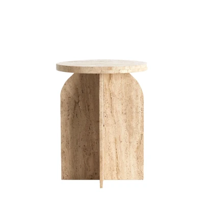 Afbeelding van Light &amp; Living Bijzettafel OTINIA Ø41x56cm Bruin