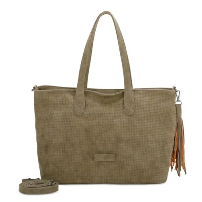 Afbeelding van Fritzi aus Preußen Schoudertas Vintage Jordy Shopper Jungle Olijfgroen