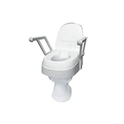 Afbeelding van Drive toiletverhoger TSE 120 Met deksel en armleuningen Zithoogte verstelbaar Belastbaar tot kg
