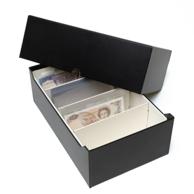 Afbeelding van Leuchtturm Archivbox Logik voor 500 tickets Zwart