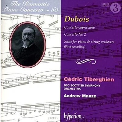 Afbeelding van Cédric Tiberghien, BBC Scottish Symphony Orchestra, Andrew Manze Dubois: Romantic Piano Concerto Volume 60 (CD)