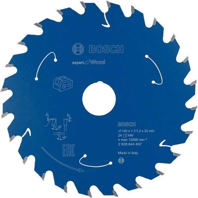 Afbeelding van Bosch Accessories 2608644497 Cirkelzaagblad 120 x 20 mm Aantal tanden: 24 1 stuk(s)