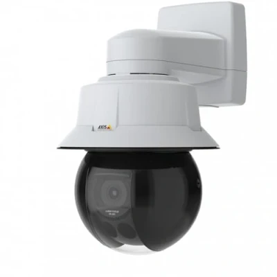 Image de AXIS Q6318 LE 50 Hz Caméra de surveillance réseau PIZ extérieur à l&#039;épreuve du vandalisme / résistant aux intempéries couleur (Jour et nuit) 3840 x 2160 4K diaphragme automatique motorisé GbE MJPEG, H.265, H.264B, H.264H, H.2