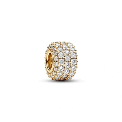 Afbeelding van Pandora Moments Gold coloured Charm 762820C01with14 Carat Plating